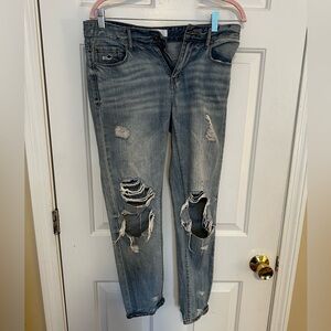 Pistola Blue Distressed Boyfriend Jeans